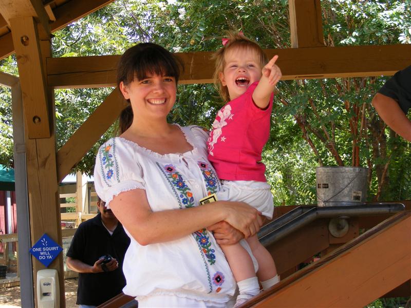 Jess2ndBDay_DALZoo (148) (Medium).JPG - "PONY!"  Yes.  We're back at the pony rides! - What?!  It's my party and I'll ride if I want too!